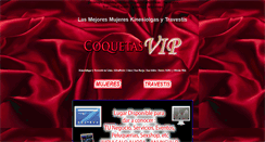 Desktop Screenshot of coquetasvip.com