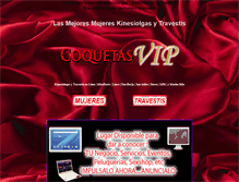 Tablet Screenshot of coquetasvip.com